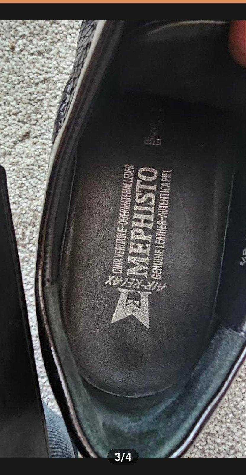 Zwarte Mephisto damesschoenen maat 39.5, Schoenen met lage hakken, Mephisto, Zwart, Ophalen of Verzenden