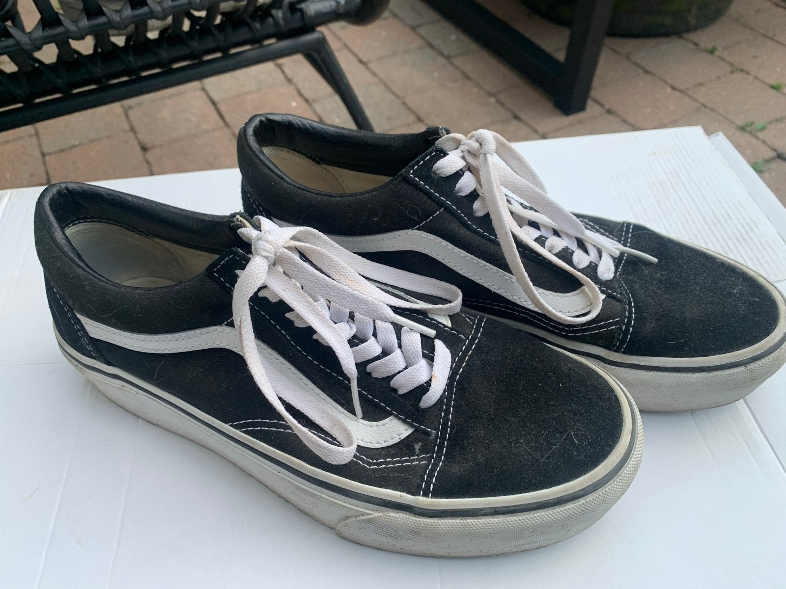 Vans Old Skool Sneakers Zwart - Maat 40, Kleding | Dames, Ophalen of Verzenden, Gedragen, Zwart, Sneakers of Gympen