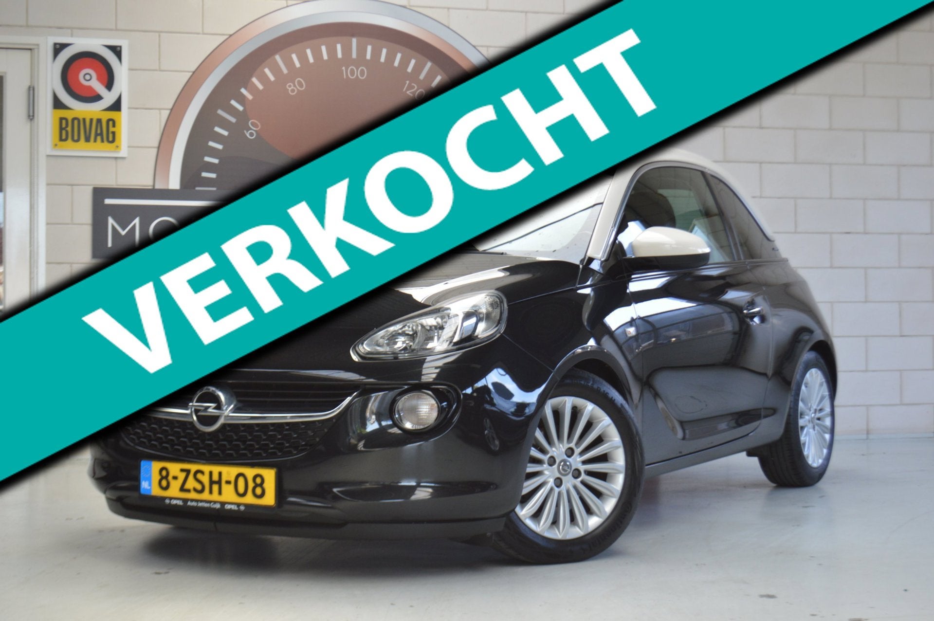 Opel ADAM 1.4 DEALERONDERH AUTOMAAT, PANORAMA NL-AUTO, GARAN, Auto's, Dealer onderhouden, 4 cilinders, 4 stoelen, Zwart