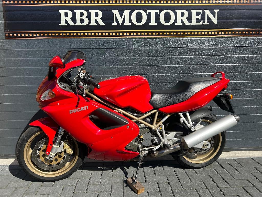 Ducati ST4 | 18.000 KM | Nieuwstaat | Rood/Goud | Uniek!, Motoren, Motoren | Ducati, 2 cilinders, Occasion, Motorrijbewijs A, Bedrijf