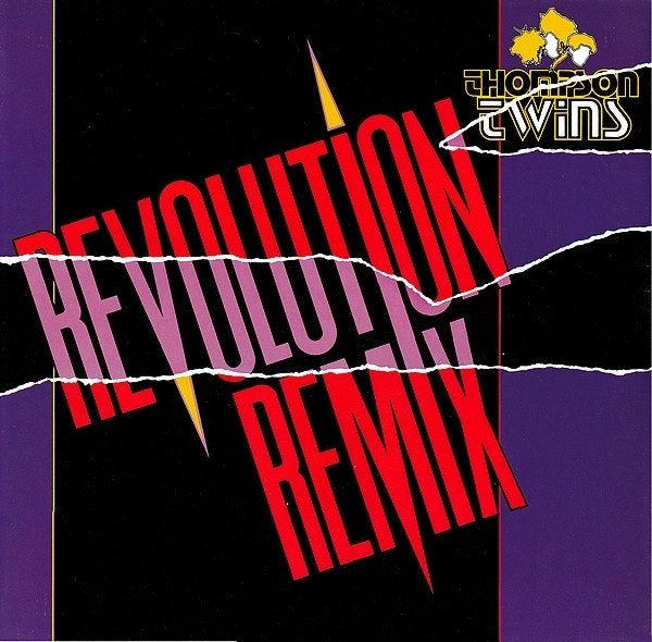 Maxi Single - Thompson Twins - Revolution, Inclusief binnenhoes, Ophalen of Verzenden, Zo goed als nieuw, Pop