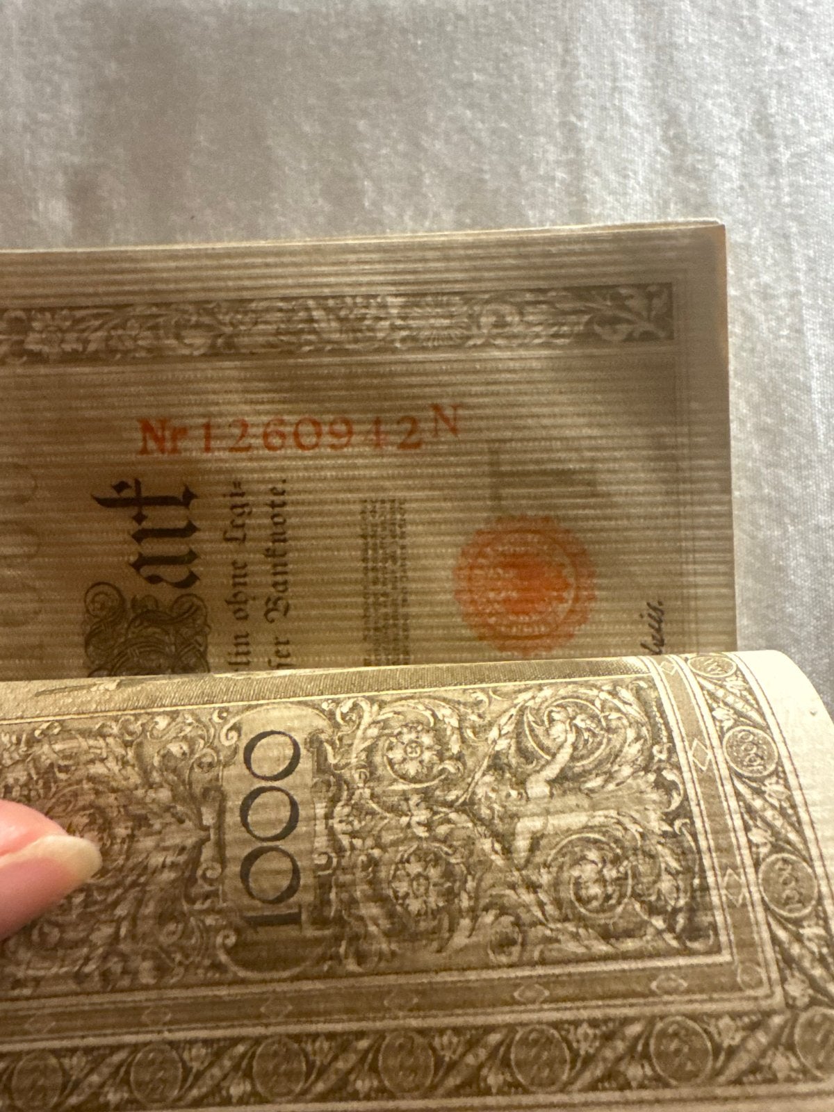 Set noodgeld: 20.000 Mark Berlin, 20 biljetten van 1000 Mark, Ophalen of Verzenden, Duitsland, 100 euro, Setje