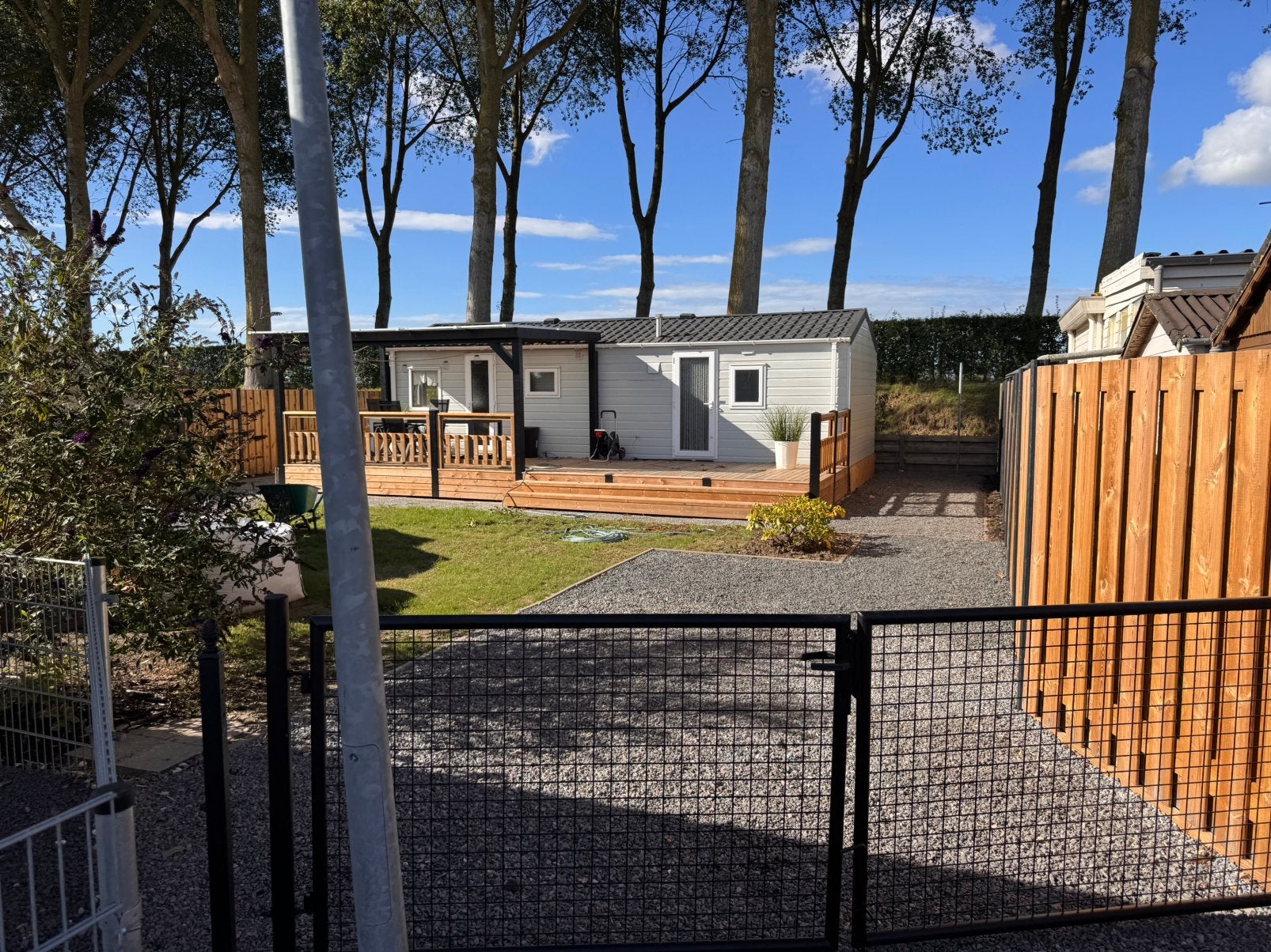 2 chalets te huur op camping bonte hoeve in sint kruis, Ophalen of Verzenden, Hout, Minder dan 3 meter