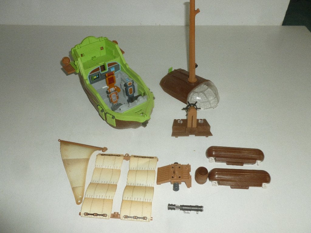 Playmobil Super 4  Piraat Chameleon met Ruby 9000 Prijs, Gebruikt, Complete set, Ophalen of Verzenden, Boot/Schip