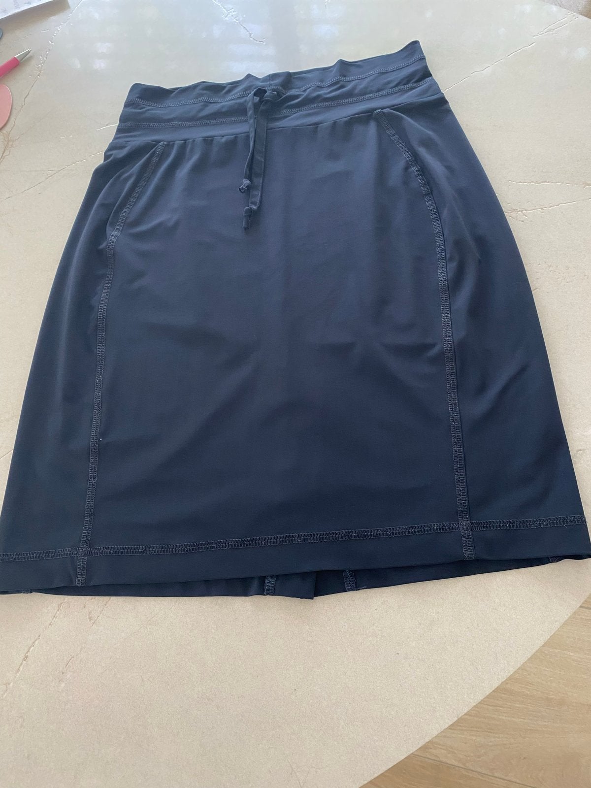 Studio Anneloes donkerblauw rokje met split XS, Kleding | Dames, Blauw, Ophalen of Verzenden, Zo goed als nieuw, Knielengte