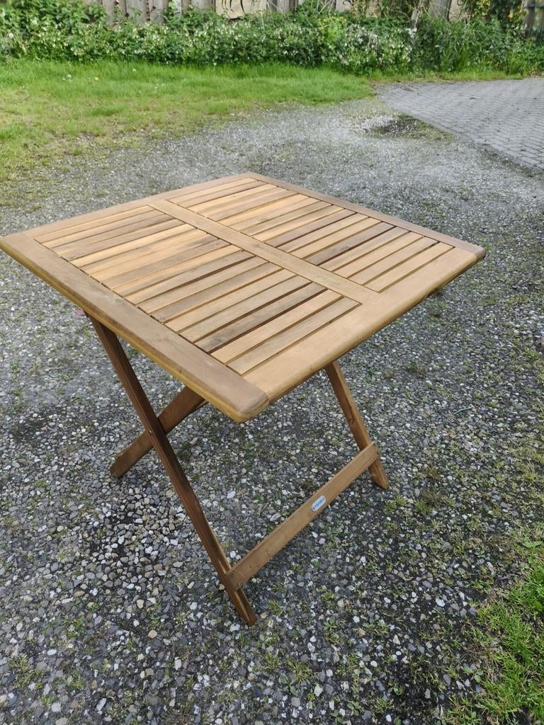 Casaria houten tuintafel - inklapbaar, Ophalen