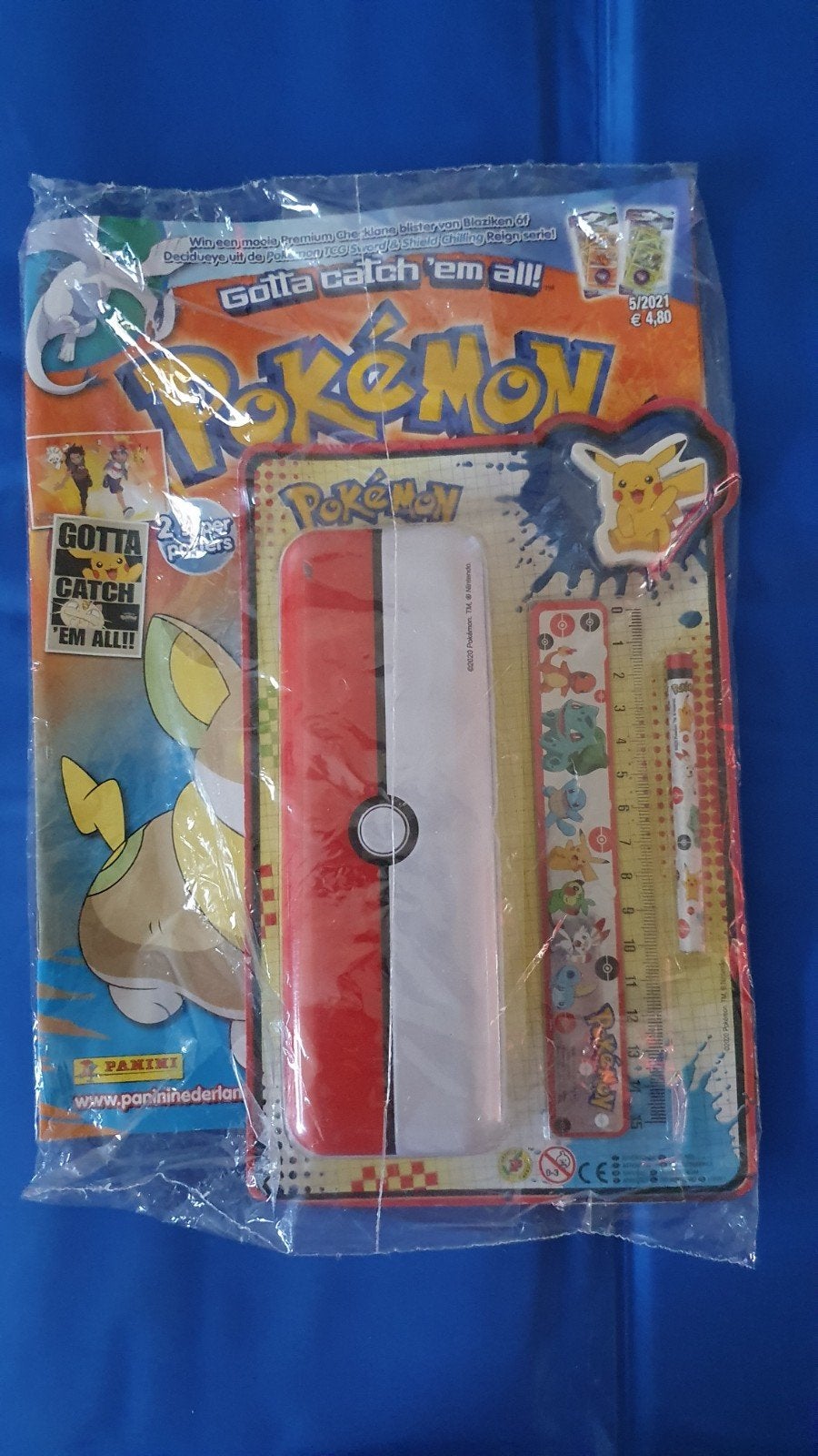 Pokémon-schrijfwarenset met tijdschrift nieuw, Ophalen of Verzenden, Nieuw