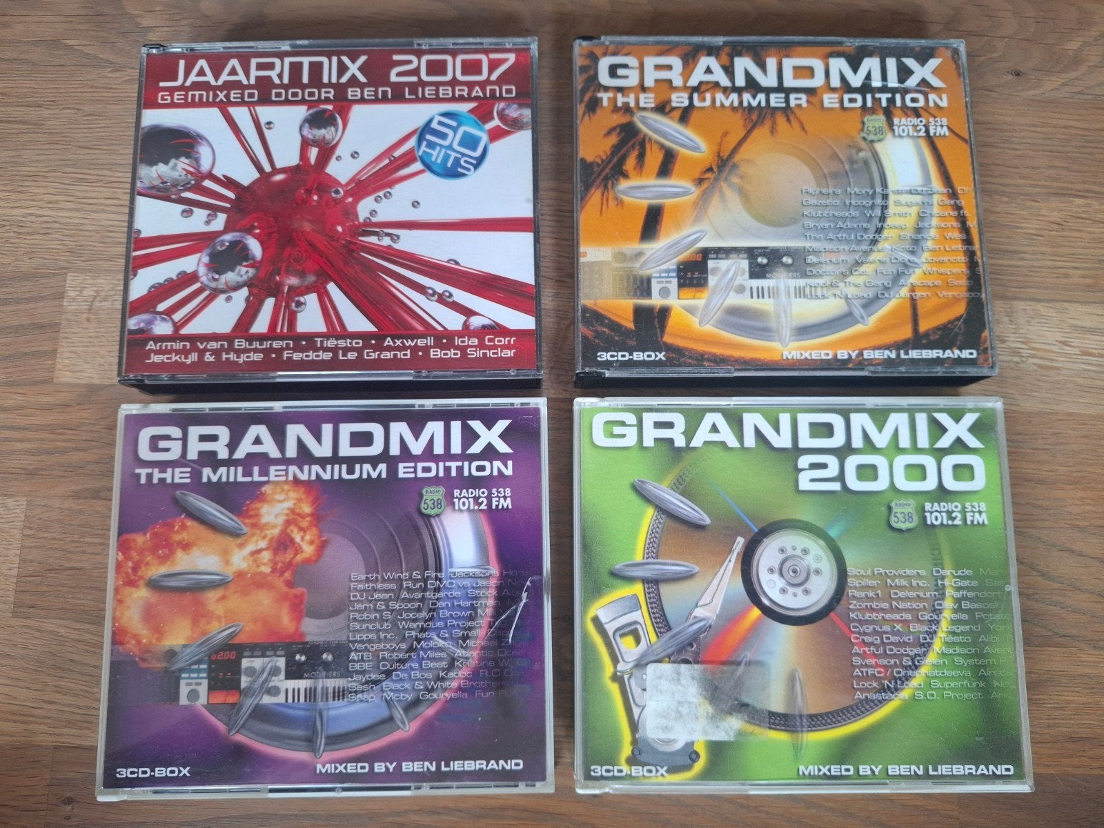 Ben Liebrand Grandmix CD Collectie (4 stuks), Verzenden, Zo goed als nieuw