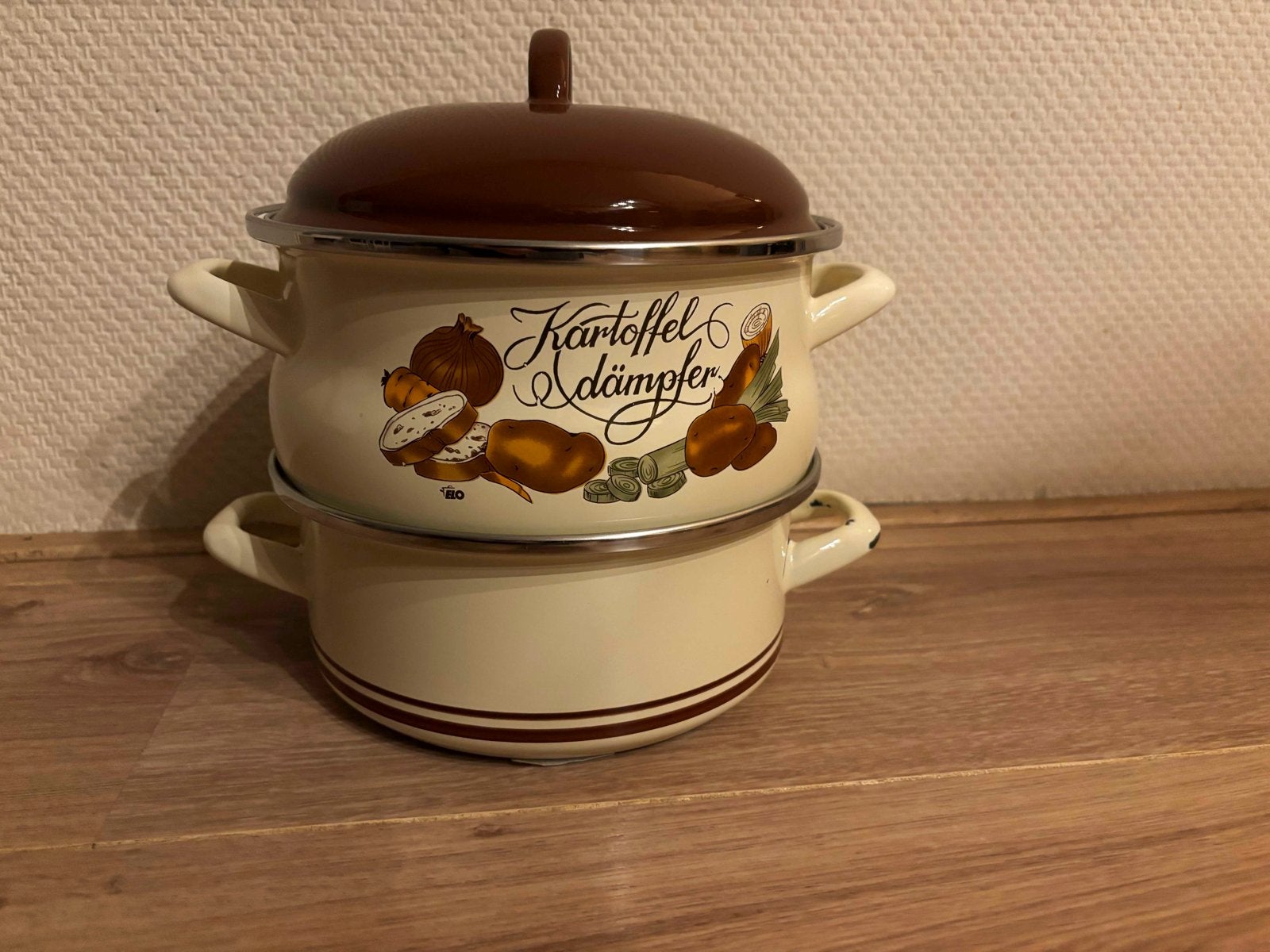 ELO Kartoffeldämpfer - Aardappelstomer (NIEUW), Huis en Inrichting, Gebruikt, Met deksel, Ophalen of Verzenden, Kookpan