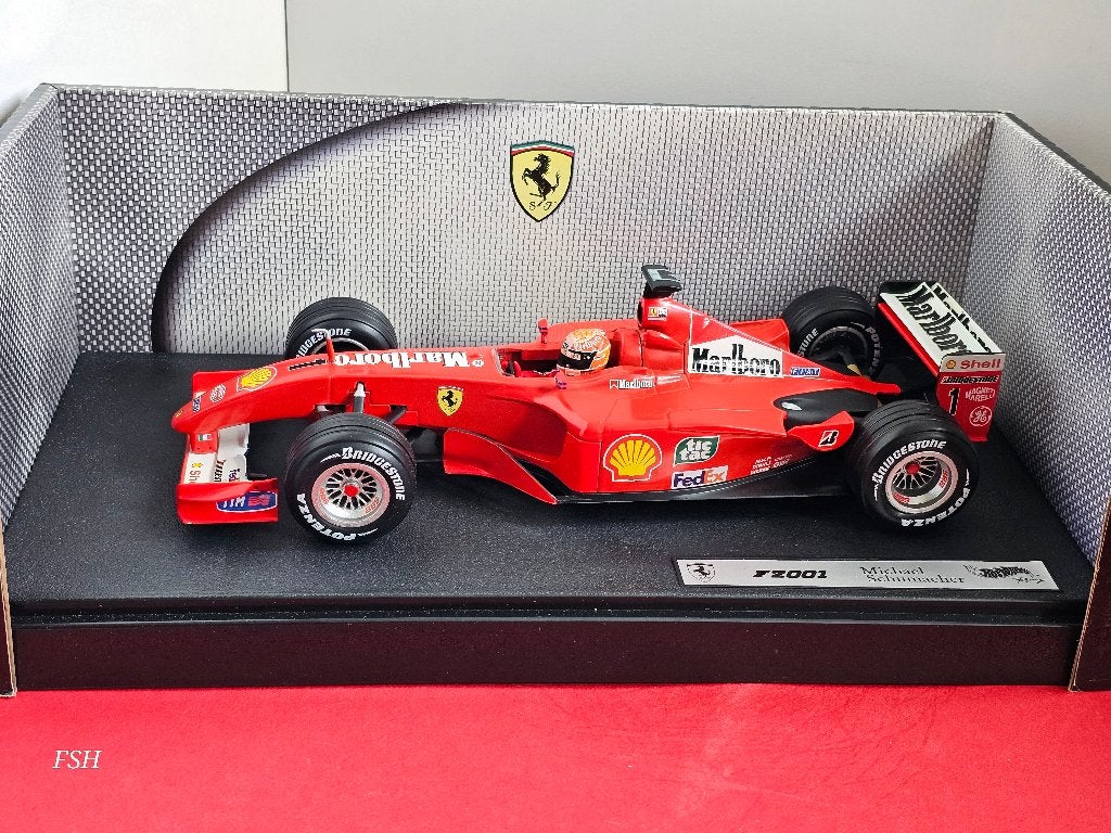 Ferrari F2001, M. Schumacher # 1, MARLBORO. HW Racing., Hobby en Vrije tijd, Ophalen of Verzenden, Zo goed als nieuw, Auto, Hot Wheels