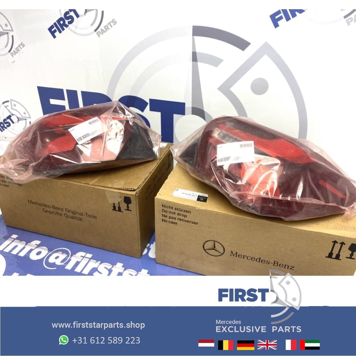 W176 FACELIFT LED ACHTERLICHTEN SET ORIGINEEL FULL LED 2018, Gebruikt, -, Ophalen of Verzenden, -