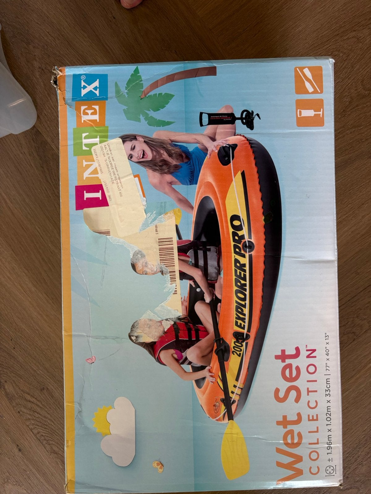 Opblaasbare roeiboot, Ophalen, Gebruikt