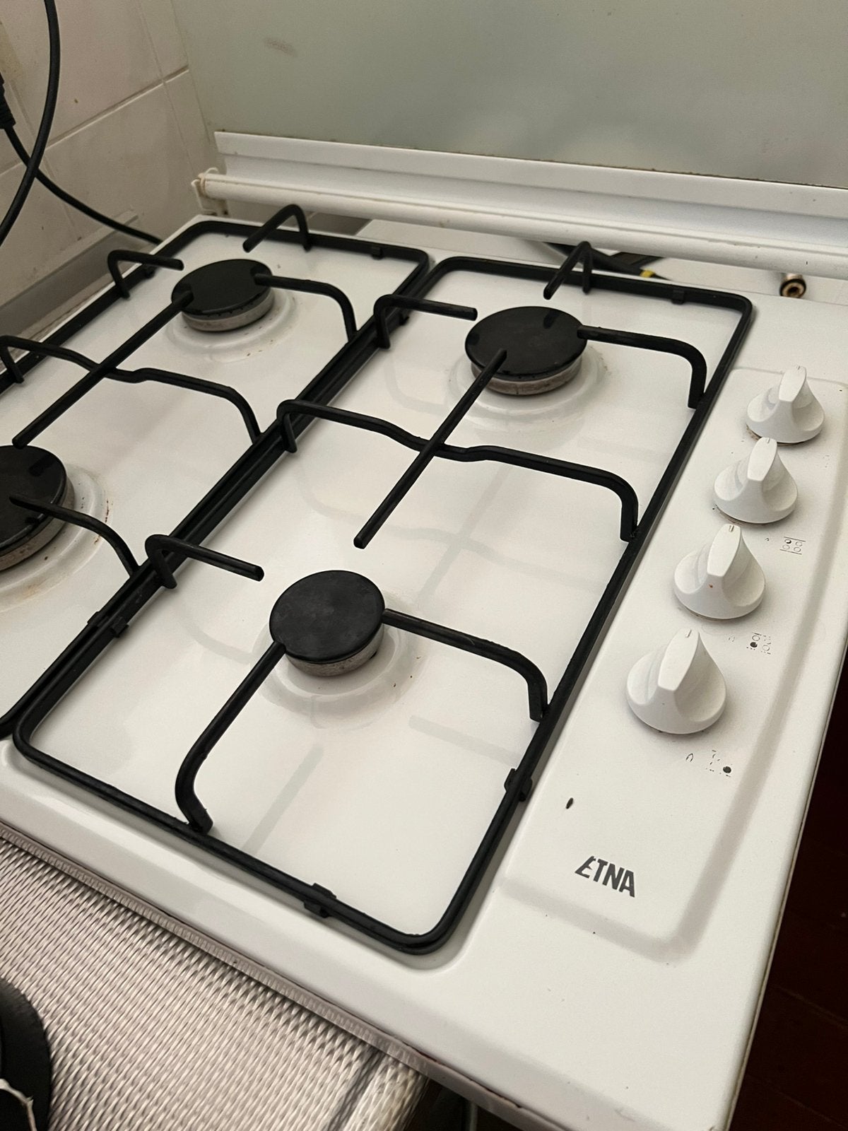 Etna gaskookplaat, Witgoed en Apparatuur, Kookplaten, Ophalen, 4 kookzones, Zo goed als nieuw, Gas