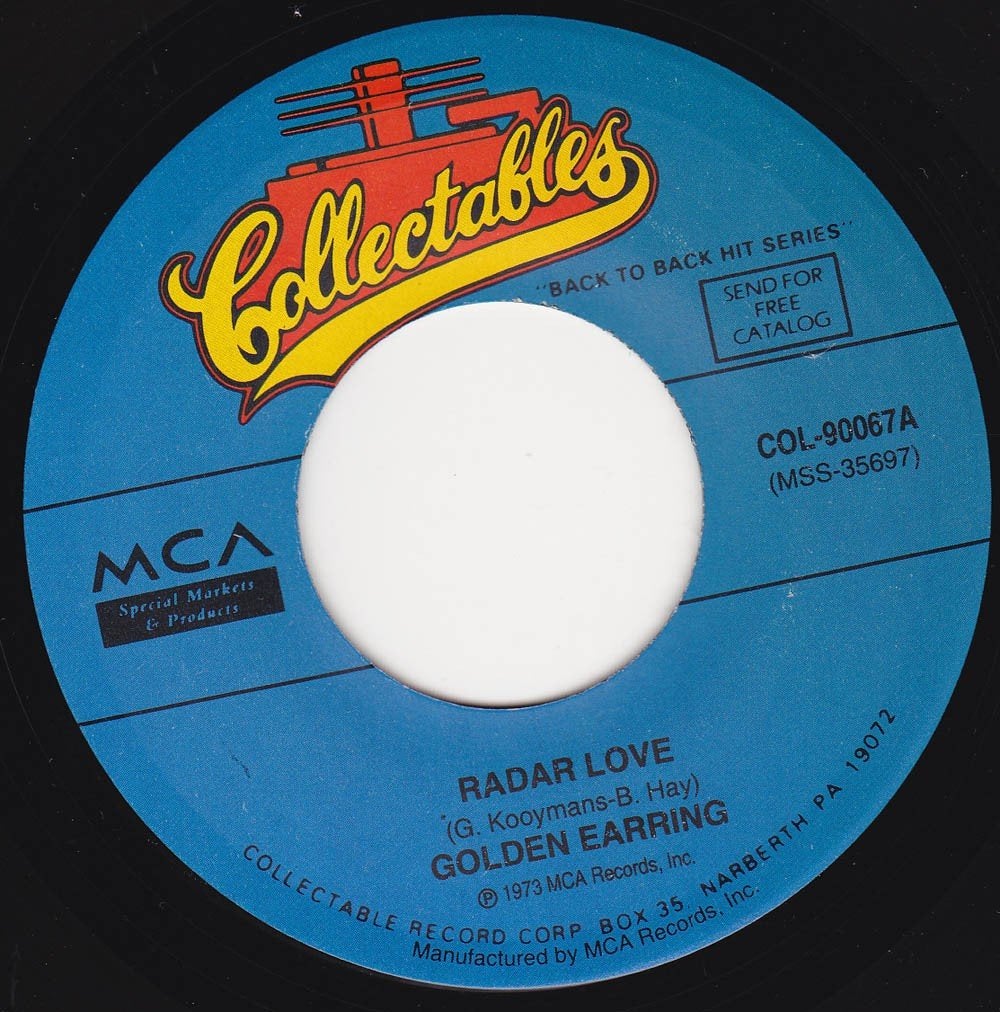 Golden Earring - Radar Love 7", Ophalen of Verzenden, Zo goed als nieuw, 7 inch, Pop