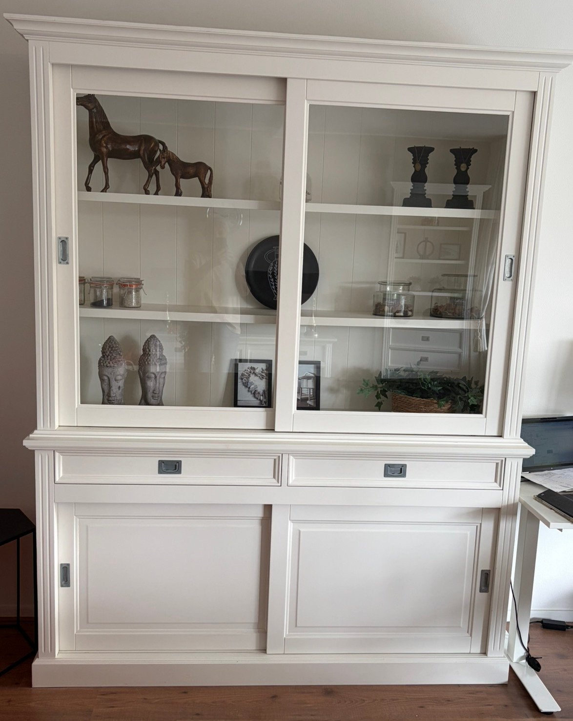 Buffet kast merk Richmond, Huis en Inrichting, Kasten | Buffetkasten, Ophalen, Zo goed als nieuw, 25 tot 50 cm, 200 cm of meer