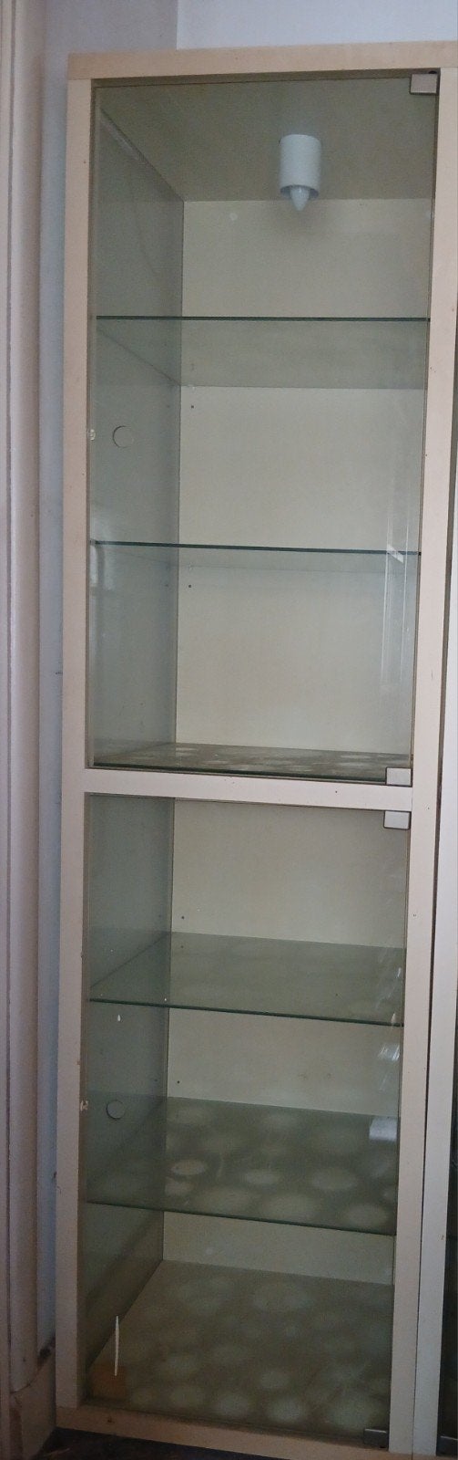 vitrinekast, Ophalen, 50 tot 100 cm, Glas, 150 tot 200 cm