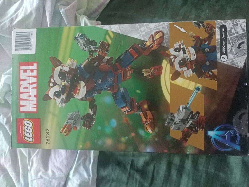 Lego set Rocket Raccoon, Marvel, Lego, Ophalen of Verzenden, Zo goed als nieuw