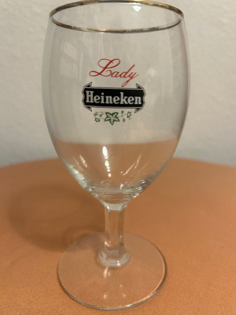 Heineken oud Lady glas, Verzamelen, Ophalen, Nieuw, Glas of Glazen, Heineken