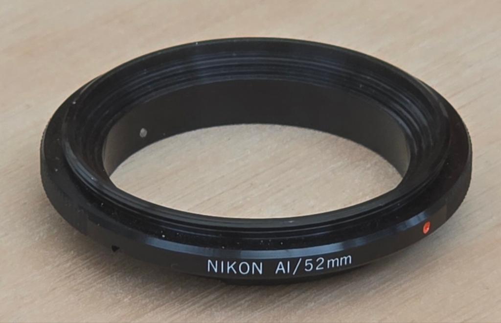 Nikon AI/52mm Lens Adapter Ring, Ophalen of Verzenden, Gebruikt, Toebehoren