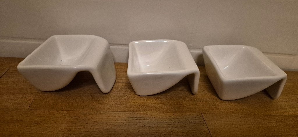 3 tapas schaaltjes riviera maison ., Ophalen of Verzenden, Overige stijlen, Aardewerk, Schaal of Schalen
