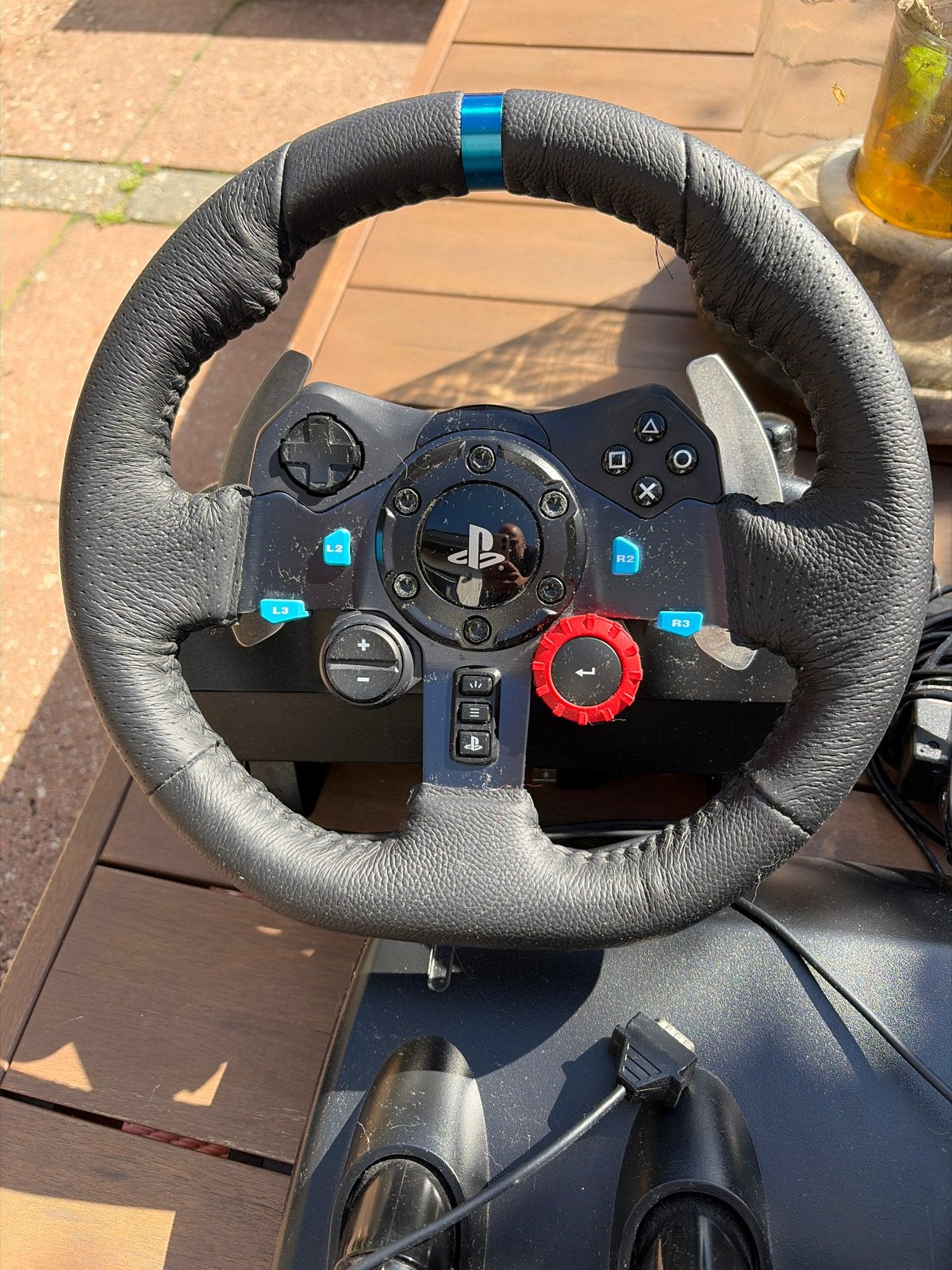 Logitech G29 racestuur met pedalen + 2 PS5 games, Ophalen, Zo goed als nieuw, Stuur of Pedalen, PlayStation 4