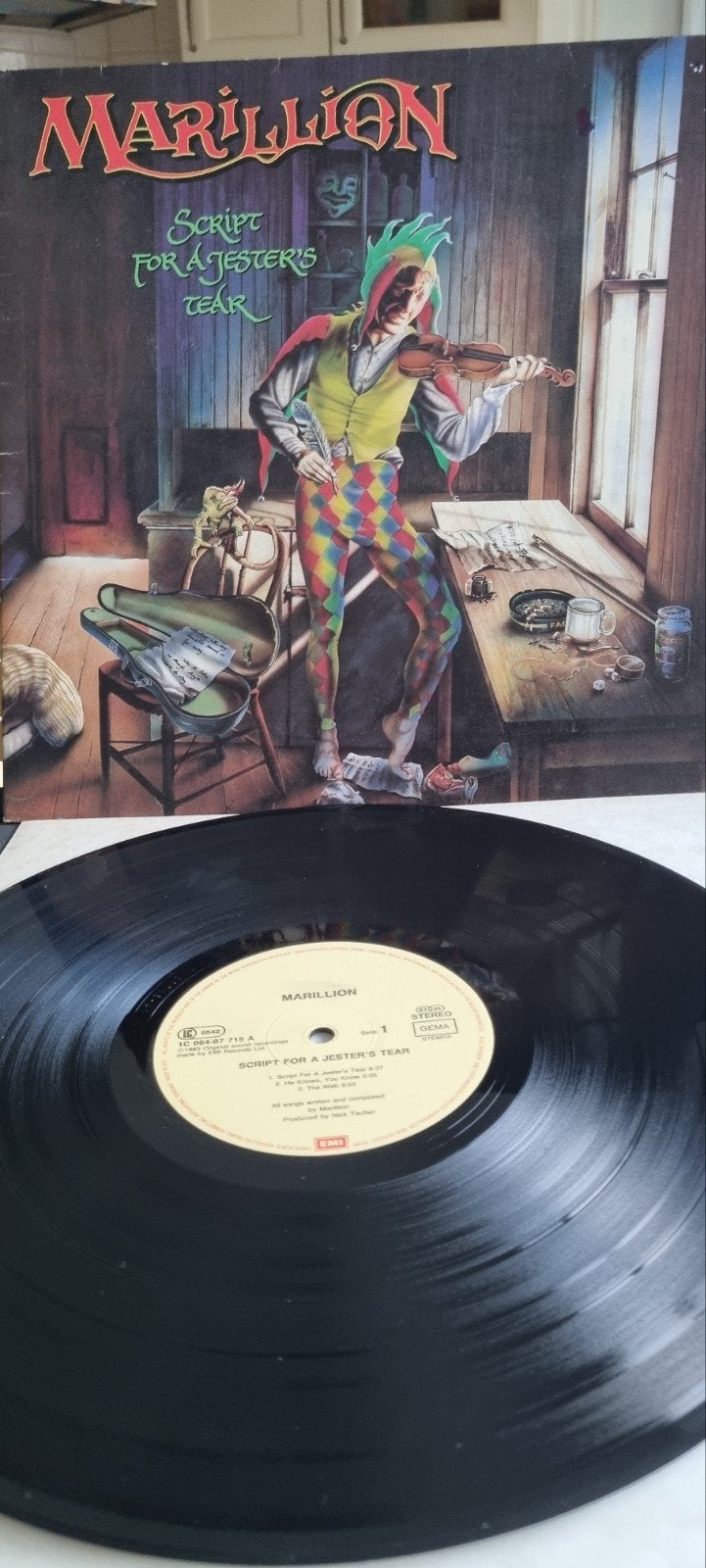 Marillion - Script for a Jester's Tear LP (1983), Progressive, Gebruikt, 1980 - 1989, Ophalen of Verzenden