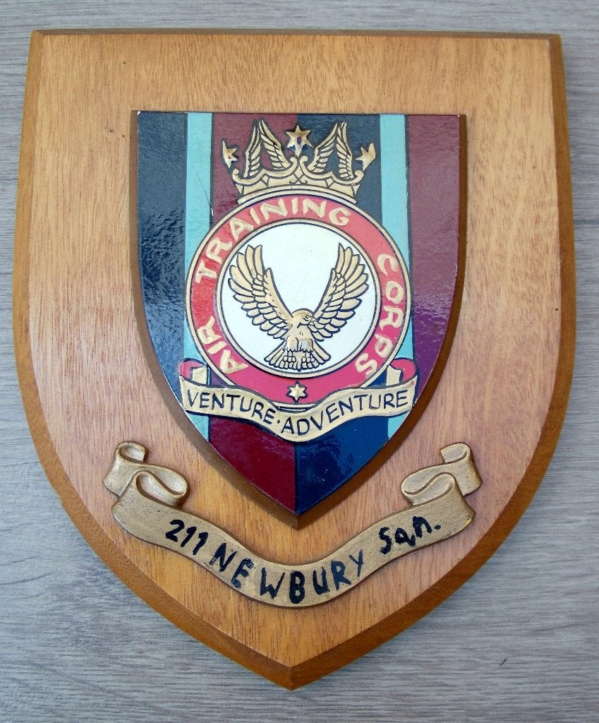 Wapenschild Air Training Corps 211 Newbury Squadron, Verzenden, Luchtmacht, Engeland, Embleem of Badge