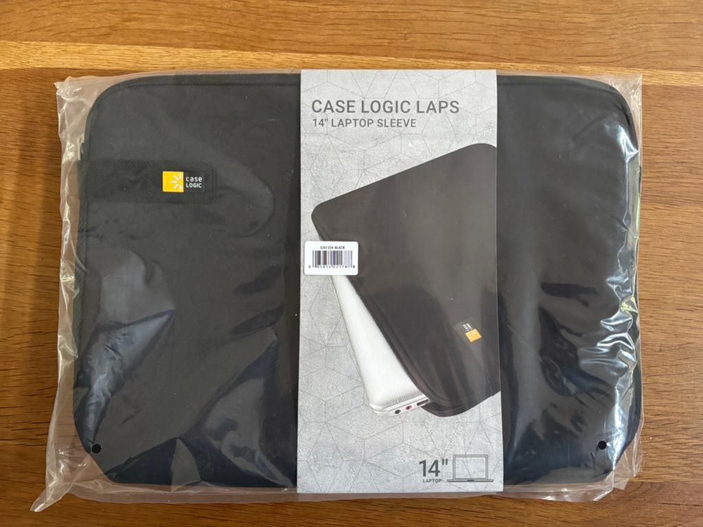 Case Logic Laps Laptop Sleeve 14" - Hoes 14 inch zwart, Computers en Software, Laptoptassen, Ophalen of Verzenden, 14 inch, Nieuw