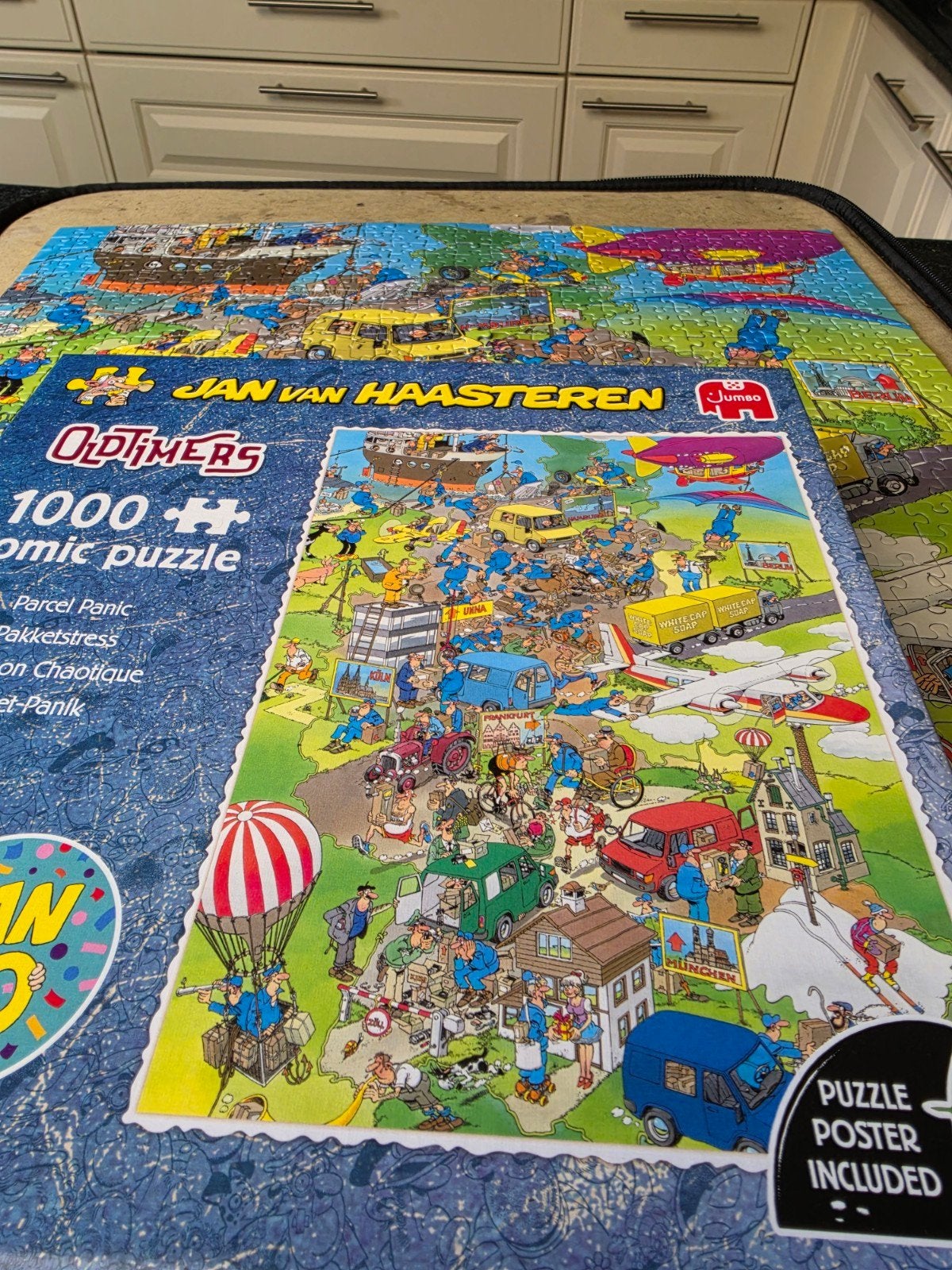 Jan van haasteren 1000 stukjes, Ophalen, 500 t/m 1500 stukjes, Zo goed als nieuw