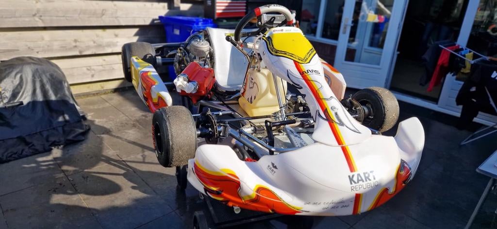 Kart Republic 125 schakelkart, Sport en Fitness, Karting, Ophalen, Zo goed als nieuw, Kart