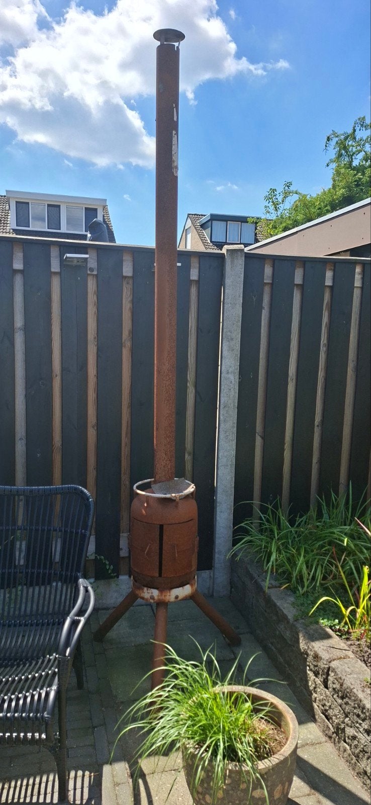 Tuinhaard, Ophalen, Gebruikt