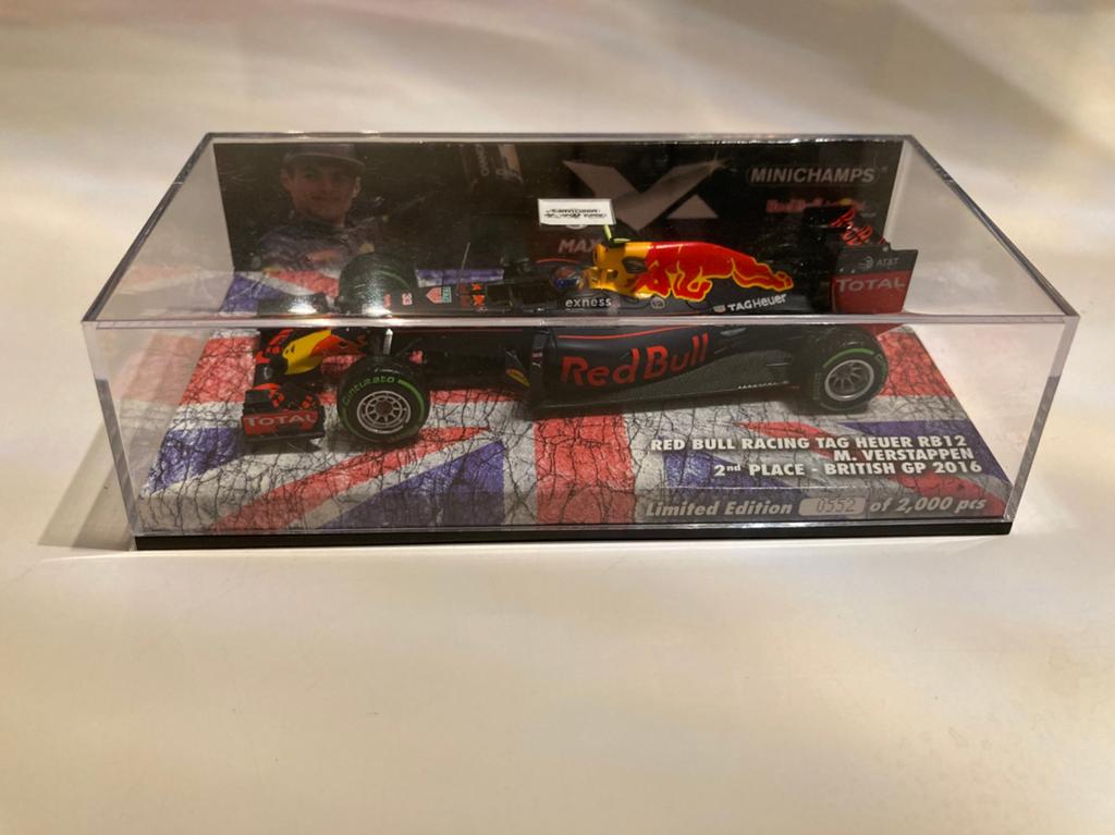 Max Verstappen rb12 british gp 2016 Limited edition, Ophalen of Verzenden, Nieuw, Auto, MiniChamps