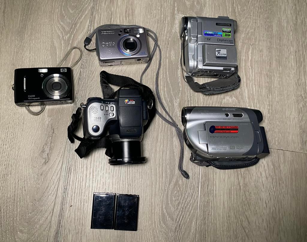 5x Digitale camera’s o.a. pentax en sony, Ophalen of Verzenden, Zo goed als nieuw, Compact, Pentax