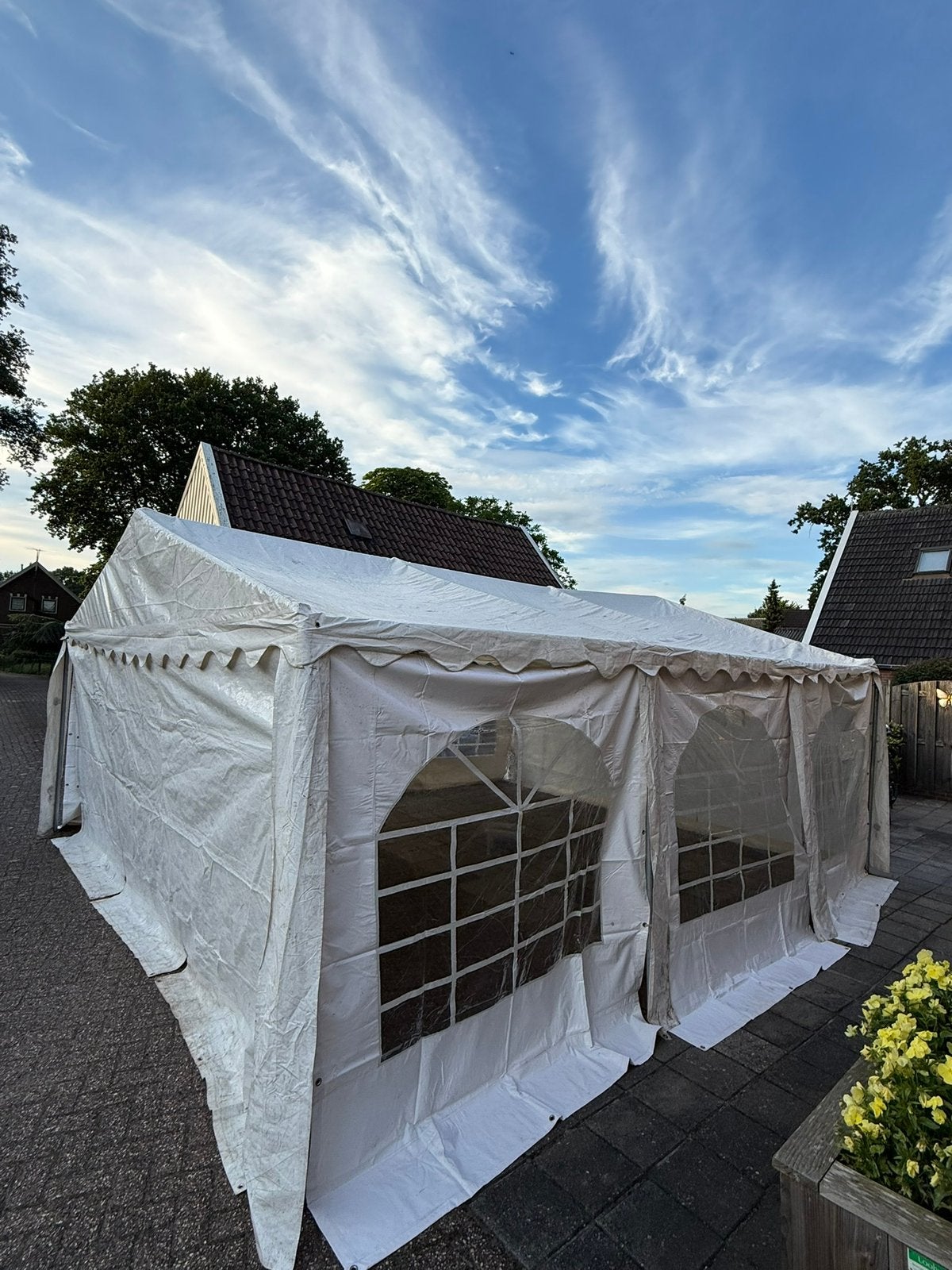 TEKOOP GEBRUIKTE 5x6 600grams PVC Partytent, Ophalen, Gebruikt, Partytent, 2 meter of meer