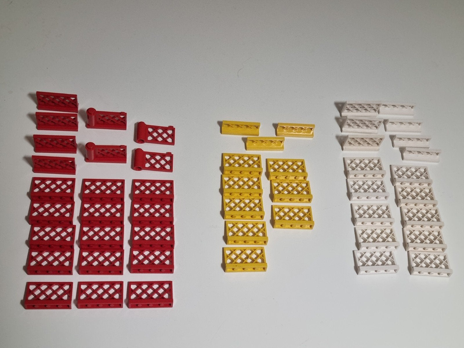 Lego verzameling hekjes, totaal 51 onderdelen, Ophalen of Verzenden