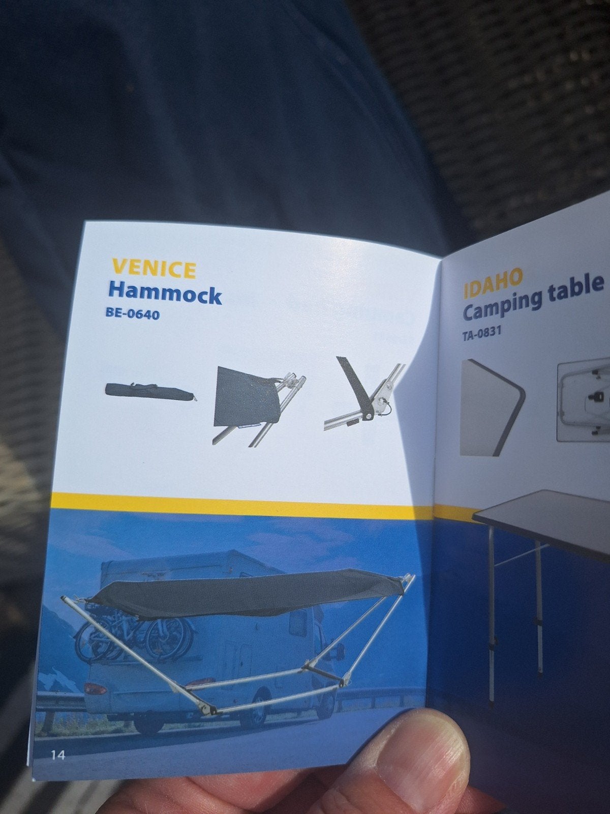 Hangmat van campart, Ophalen of Verzenden, Nieuw, Overige
