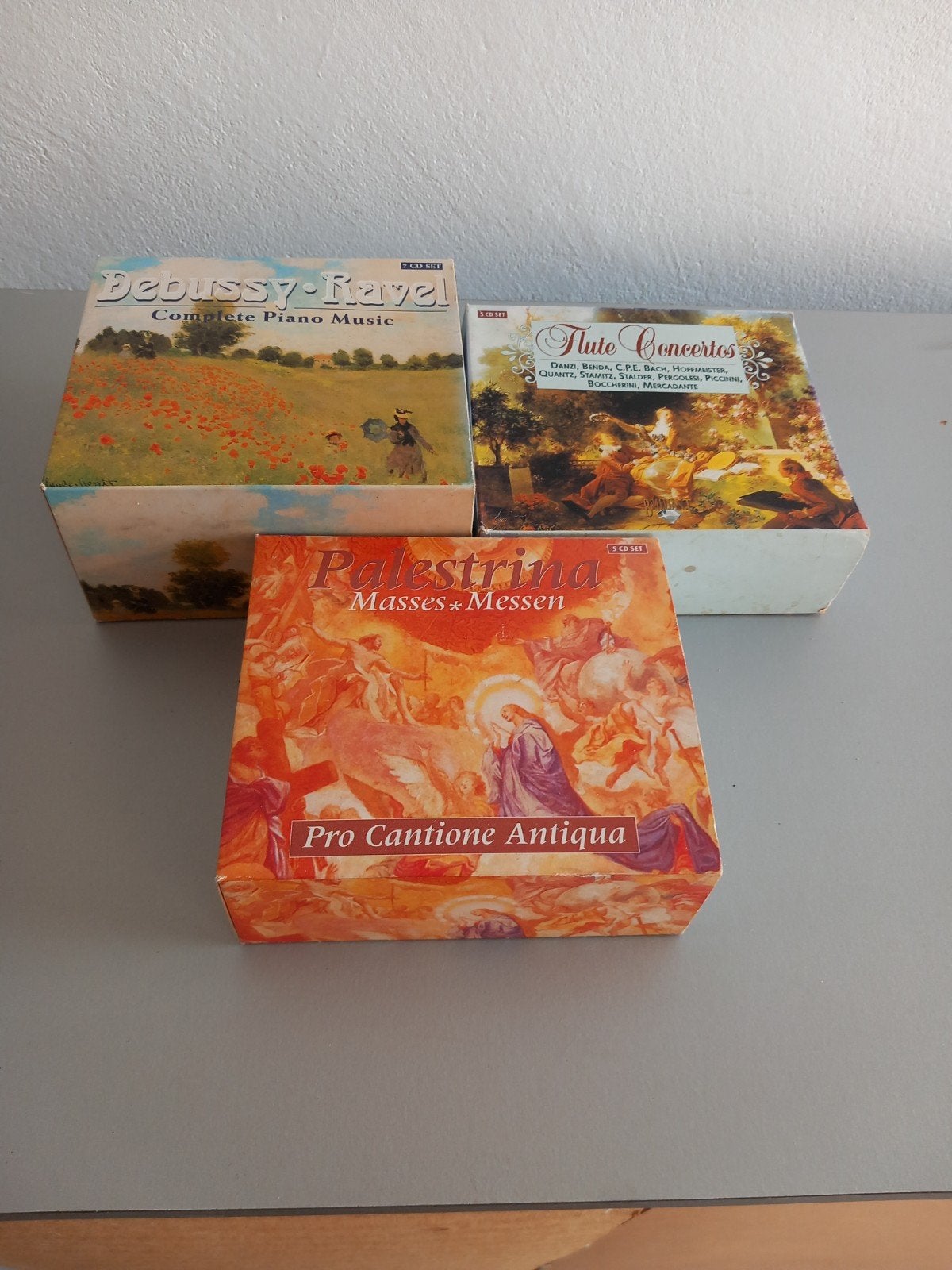 Klassieke CD Boxsets: Debussy, Ravel en Palestrina, Cd's en Dvd's, Boxset, Modernisme tot heden, Ophalen of Verzenden, Zo goed als nieuw