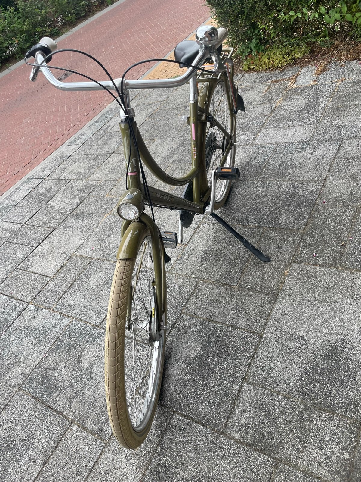 Montego Divine Damesfiets - Olijfgroen met 3 versnellingen, Fietsen en Brommers, Fietsen | Dames | Damesfietsen, Terugtraprem
