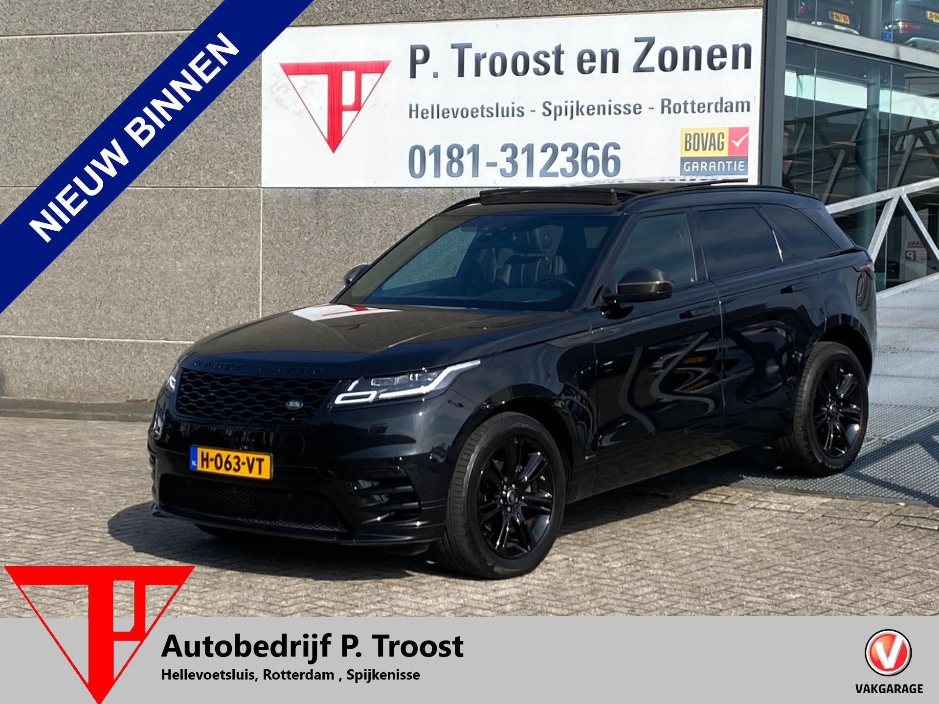 Land Rover Range Rover Velar 2.0 P250 Turbo AWD R-Dynamic NL, Auto's, 12 maanden, Gebruikt, Euro 6, 4 cilinders