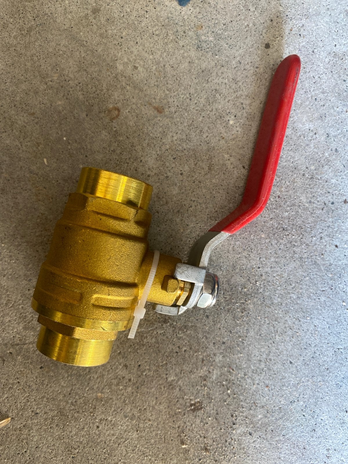 Nieuwe kogelkraan 22mm messing, Doe-het-zelf en Verbouw, Buizen en Afvoer, Overige materialen, Overige typen, Onbekend, Nieuw