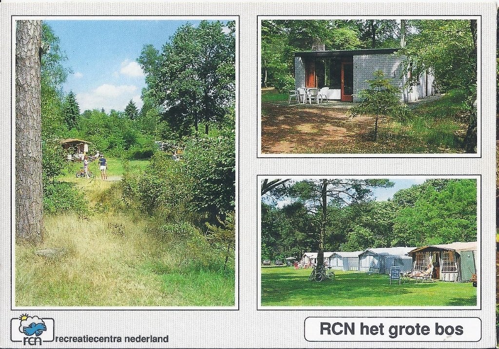 C32 gelopen ansichtkaart vakantiepark het grote bos doorn, Ophalen of Verzenden, 1980 tot heden, Gelopen, Utrecht