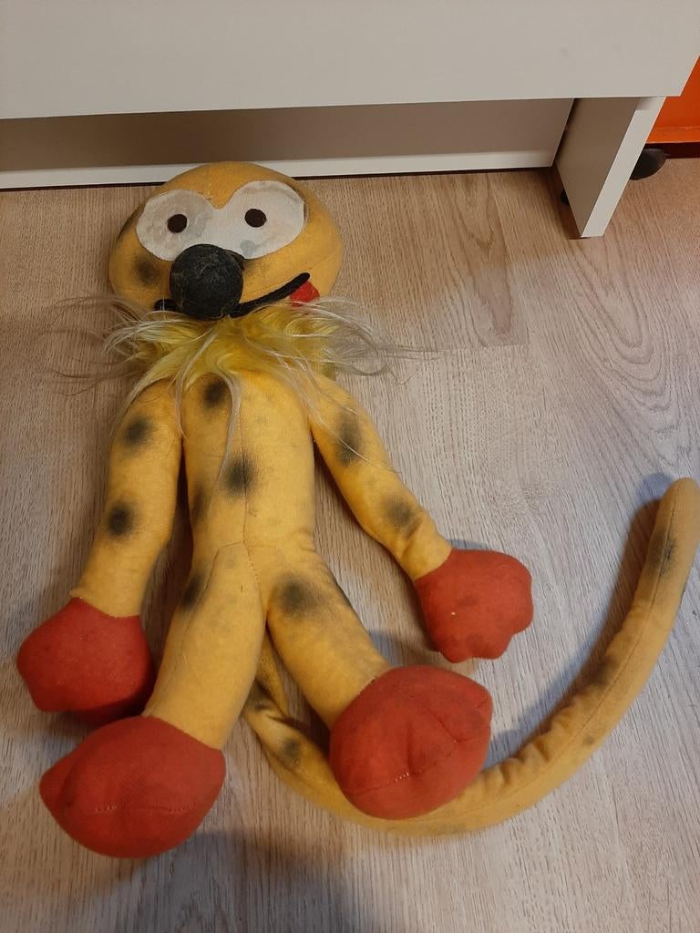 Vintage marsupilami knuffel pop 40 cm, Kinderen en Baby's, Ophalen of Verzenden