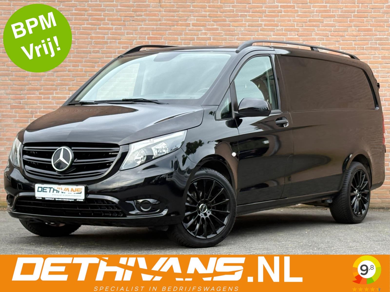 Mercedes-Benz Vito 114CDI 136PK Lang 9G-Tronic / Carplay / D, Auto's, Automaat, Gebruikt, 4 cilinders, Met garantie (alle)