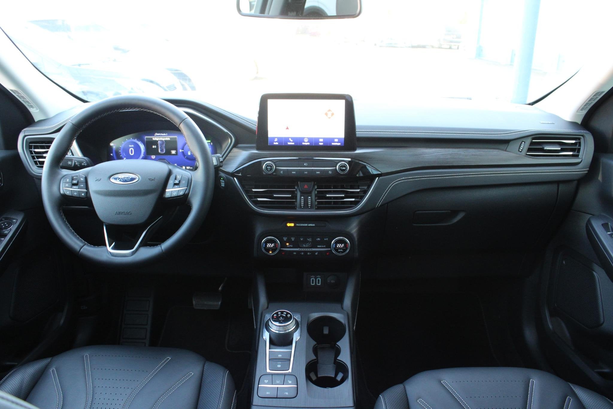 Ford Kuga 2.5 PHEV Vignale | Panorama Dak | Adaptive Cruise, Gebruikt, 4 cilinders, Wit, Bedrijf