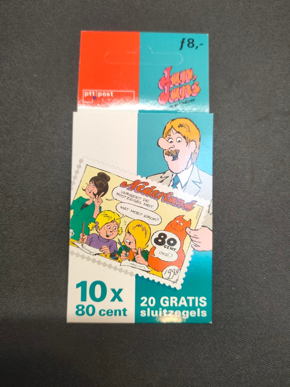 Jan, Jans en de Kinderen postzegels (10x 80 cent), Postzegels en Munten, Ophalen of Verzenden, Na 1940, Postfris