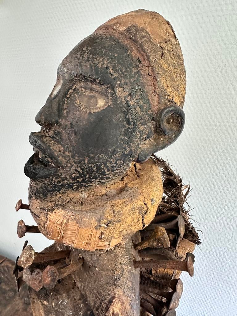 Bakongo Vili NKISI NKONDI Fétiche coll. Antropoloog 1930, Ophalen of Verzenden