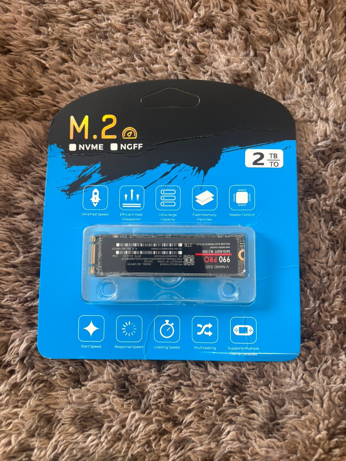 M.2 NVMe SSD 2TB – Nieuw in verpakking, Ophalen, Nieuw, 2 TB of meer