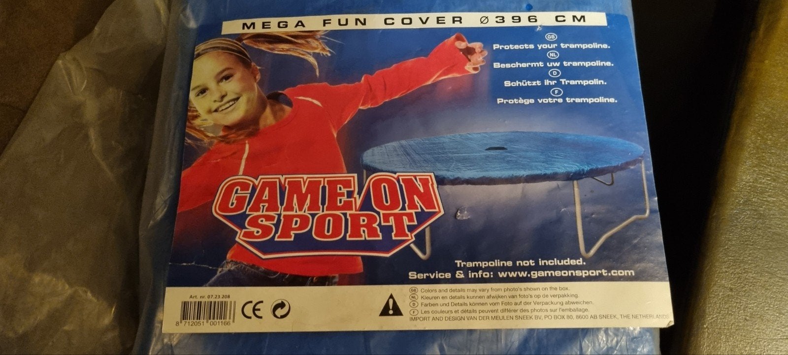 Game on Sport Trampolinehoes Ø 396 cm, Ophalen of Verzenden, Zo goed als nieuw