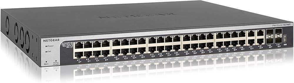 Netgear XS748T-100NES 48 x 10Gb/s poorten, Info@netgear.com, Gebruikt, Netgear Nederland, Netgear