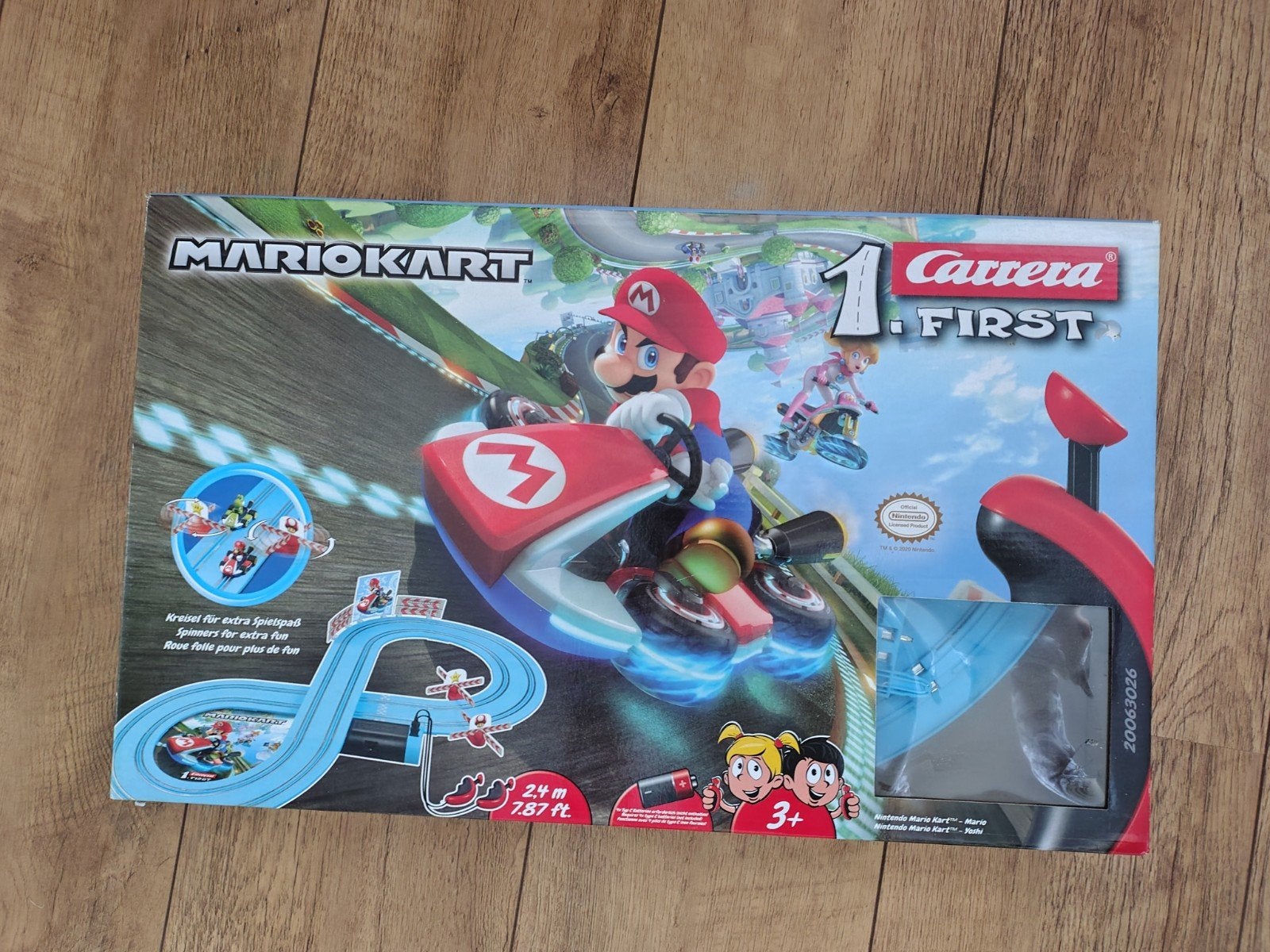 Carrera First Nintendo Mario Kart racebaan met spinner, Racebaan, Zelf te bouwen, Carrera, Ophalen of Verzenden